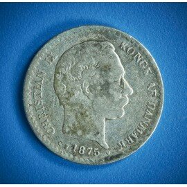 10 øre 1875 i middel kvalitet