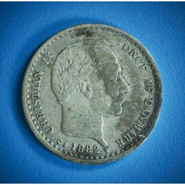 10 øre 1882 i pæn kvalitet