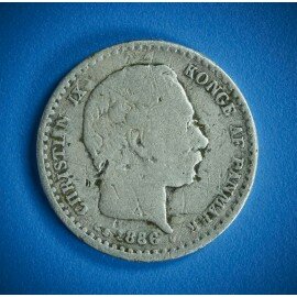 10 øre 1886 i middel kvalitet