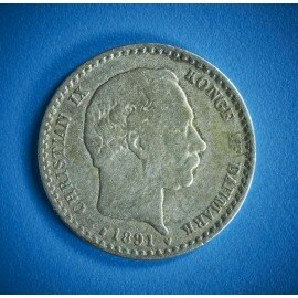 10 øre 1891 i middel kvalitet