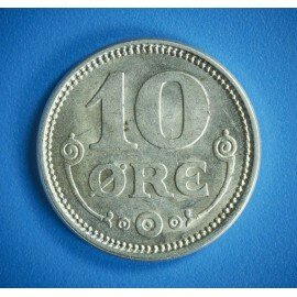 10 øre 1914 i pæn kvalitet