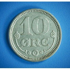 10 øre 1915 i pæn kvalitet