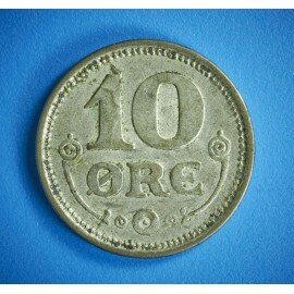 10 øre 1917 i middel kvalitet