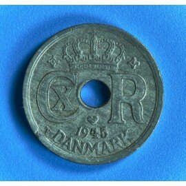 10 øre 1945 i pæn kvalitet