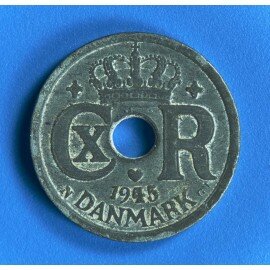 10 øre 1945 i middel kvalitet
