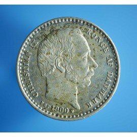 25 øre 1900 - patineret