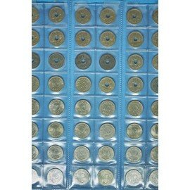 Danmark 10 øre 1924-1973 komplet