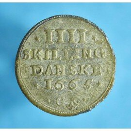 Frederik III 4 skilling 1665