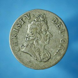 Christian 5. 8 skilling 1695