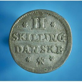 Christian 5. 2 skilling 1694 Glückstadt