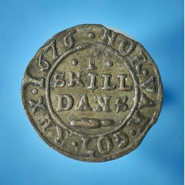Christian 5. 1 skilling 1676