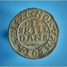 Christian 5. 1 skilling 1677