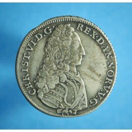 Christian 6. 24 skilling 1731-1732 - Flot kvalitet