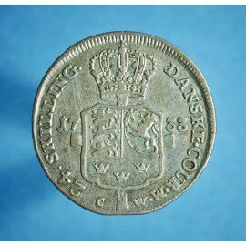 Christian 6. 24 skilling 1733