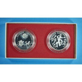 Medaljesæt Fodbold 1992 og Håndbold 1994