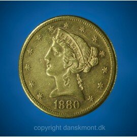 USA 5 dollars 1880