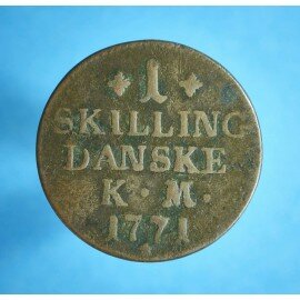 Christian 7. 1 skilling 1771