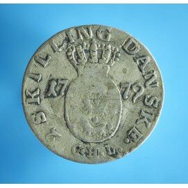 Christian 7. 2 skilling 1778-1785 sølv