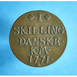 Christian 7. 1 skilling 1771
