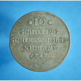 Christian 7. 1/6 speciedaler 1787 Slesvig-Holsten