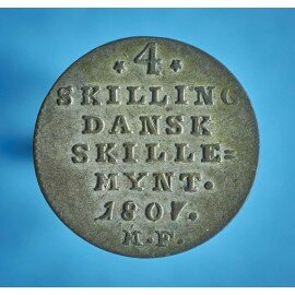 Christian 7. 4 skilling 1807