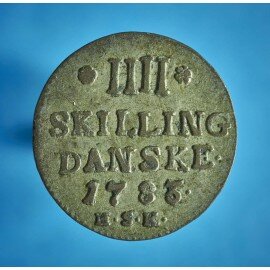 Christian 7. 4 skilling 1783