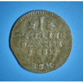 Christian 7. 1 skilling 1782