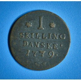 Christian 7. 1 skilling 1779