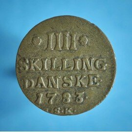Christian 7. 4 skilling 1783