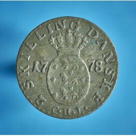 Christian 7. 2 skilling 1778