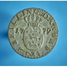 Christian 7. 2 skilling 1779