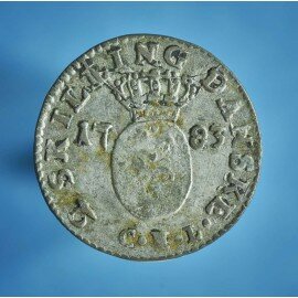 Christian 7. 2 skilling 1783