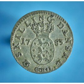 Christian 7. 2 skilling 1783