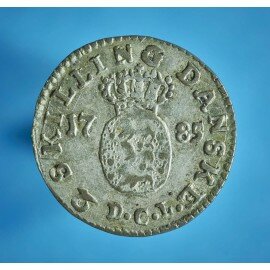 Christian 7. 2 skilling 1785
