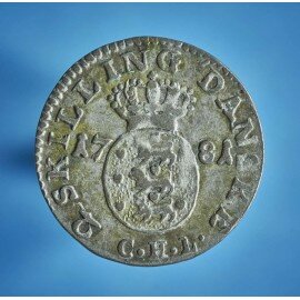 Christian 7. 2 skilling 1781