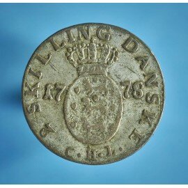 Christian 7. 2 skilling 1778