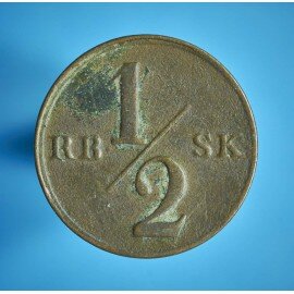 Frederik 6. ½ rigsbankskilling 1838