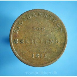 Frederik 6. 3 skilling 1815