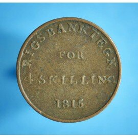 Frederik 6. 4 skilling 1815 - bedre eksemplar