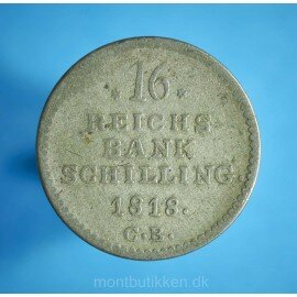 Frederik 6. 16 skilling 1816-1818