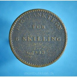 Frederik 6. 6 skilling 1813