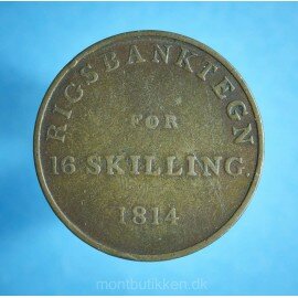 Frederik 6. 16 skilling 1814