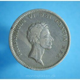 Frederik 6. 1 rigsdaler 1813-1819 - bedre eksemplar
