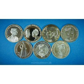 200 kr. komplet med sølvpatina.