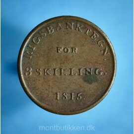 Frederik 6. 3 skilling 1815