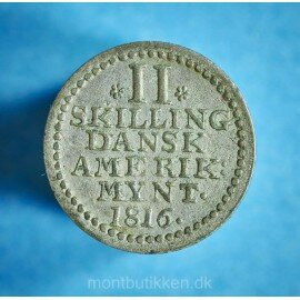 Frederik 6. 2 skilling 1816