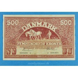 Danmark 500 kr. 1944 - Holm