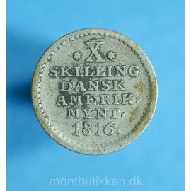 Frederik 6. 10 skilling 1816