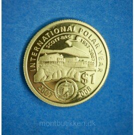 New Zealand 1 dollar 2007 