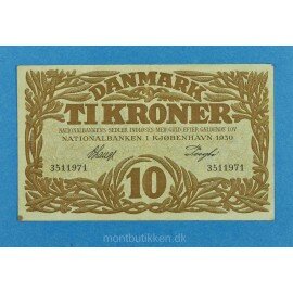 10 kr. Heilmann Type II 1930-1936 / bedre eksemplar.